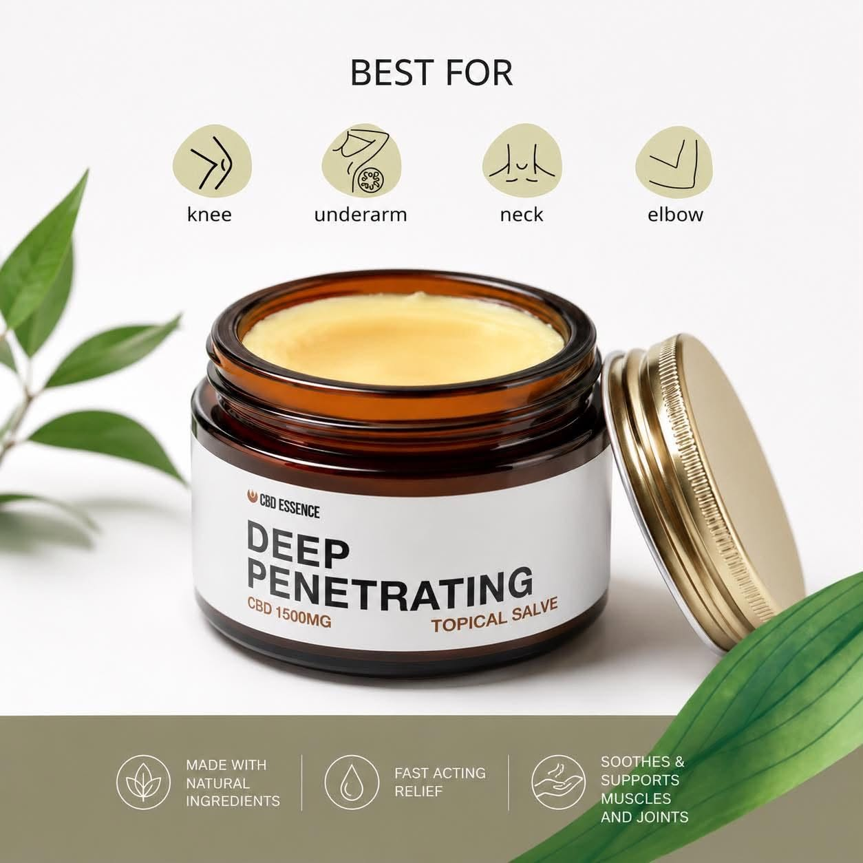 CBD Salve – Made With MCT Oil | Full Spectrum CBD Topical