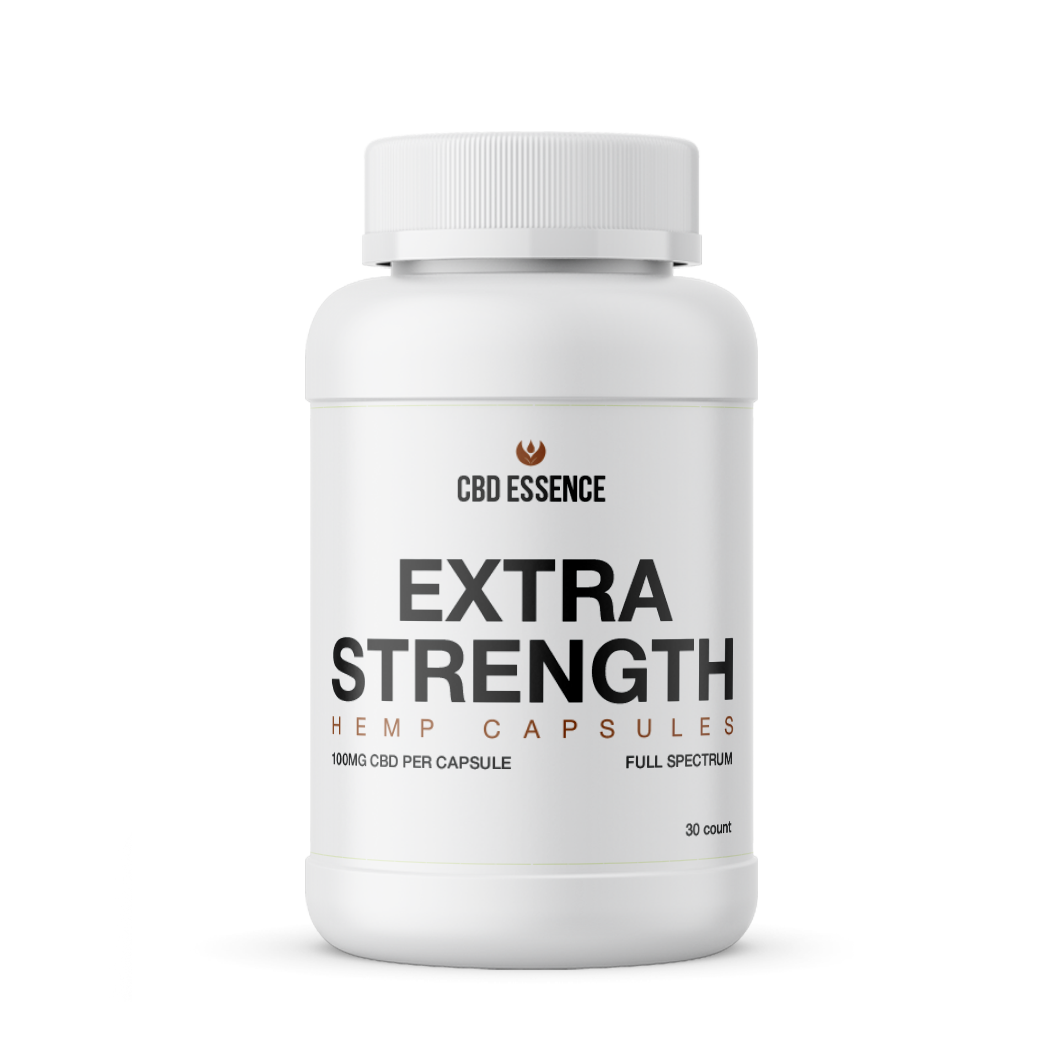 Extra Strength CBD Capsules 3000mg | Full Spectrum CBD by CBD Essence