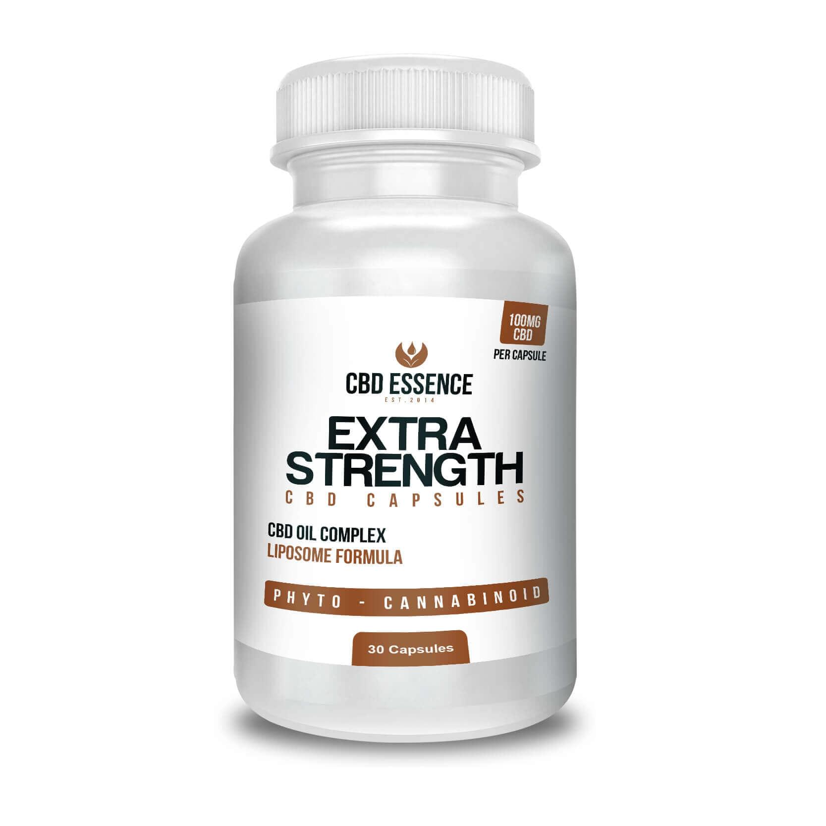 Extra Strength CBD Capsules 3000mg – Full Spectrum CBD