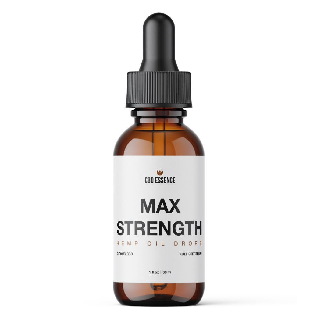 Max Strength CBD Oil 2100mg 1oz Bottle
